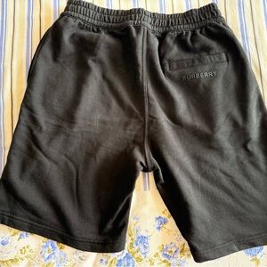 Burberry Charcoal Elastic Waist Shorts